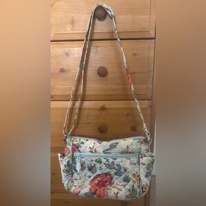 Vera Bradley Sea Air Floral On the Go Crossbody Bag